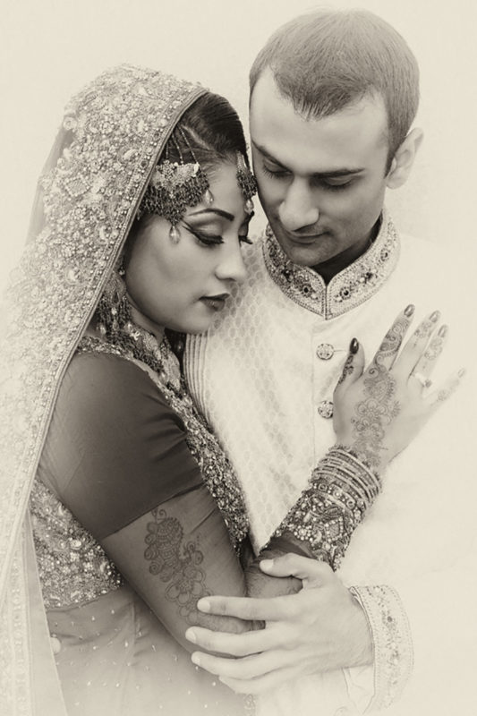 Pakistansk bryllup brudepar